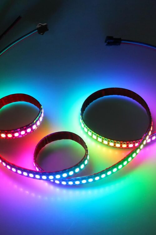 Non-Waterproof 144 Pixel/1m Addressable Pixel Strip for Arduino – 1 Meter Strips
