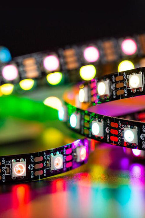 Non-Waterproof 60 Pixel/1m Addressable Pixel Strip for Arduino – 1 Meter Strips