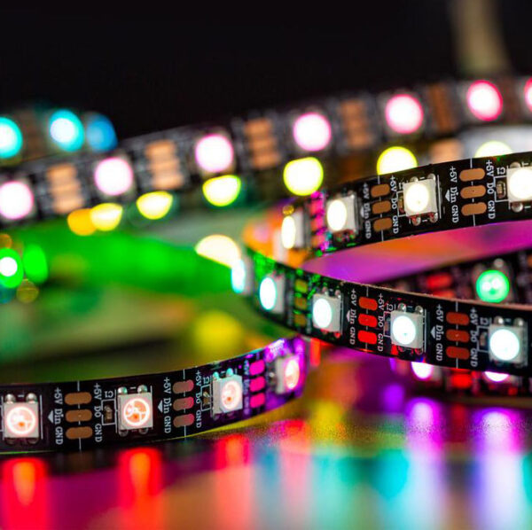 Non-Waterproof 144 Pixel/1m Addressable Pixel Strip for Arduino - 1 Meter Strips - Image 3