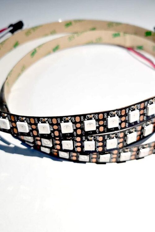 Non-Waterproof 96 Pixel/1m Addressable Pixel Strip for Arduino – 1 Meter Strips